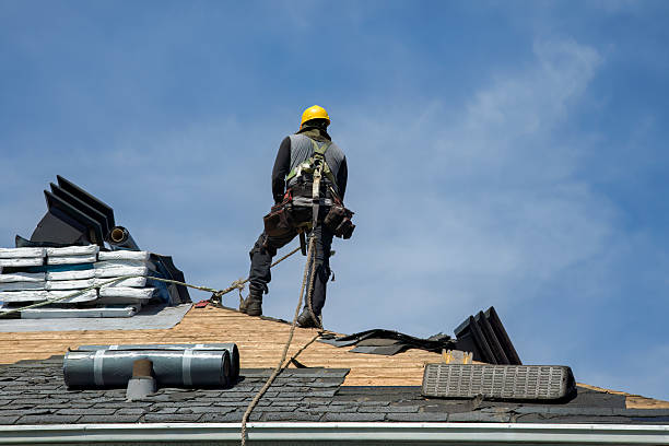 Professional Flat Roof Repair technician working in Slaton, TX